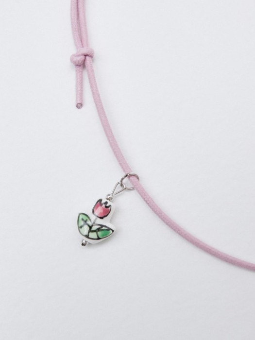 колье с подвеской для девочек от бренда sela вид слева