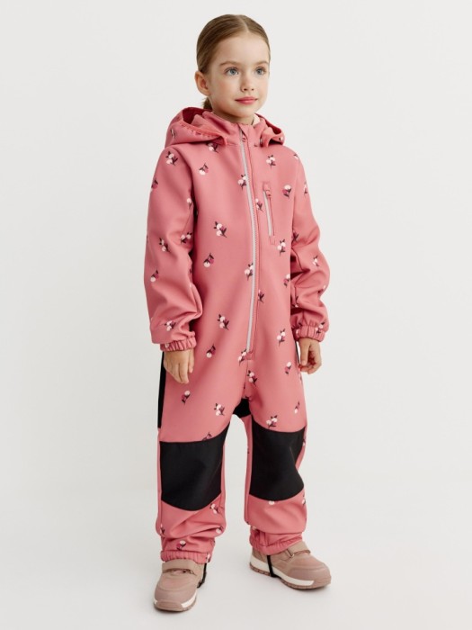 комбинезон из softshell на флисе для девочек 4640611047573 фотография
