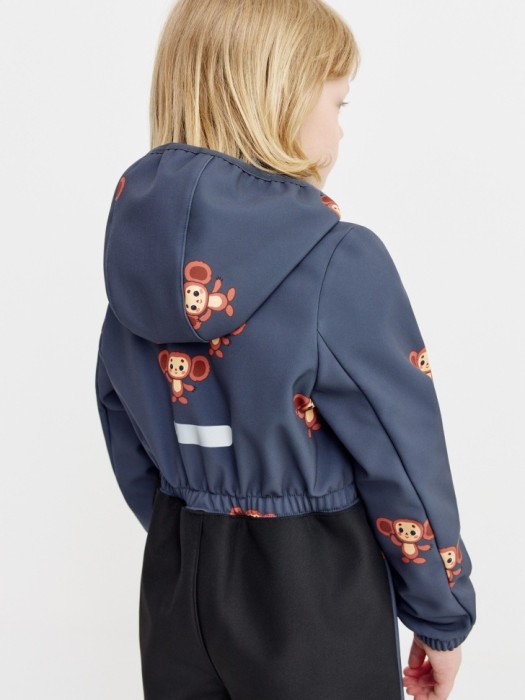 комбинезон из softshell на флисе для мальчиков по цене 3799 руб вид справа