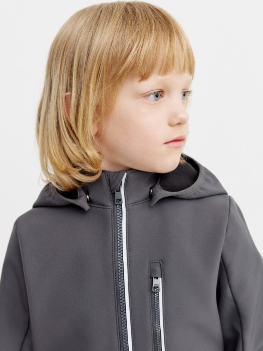 комбинезон из softshell на флисе для мальчиков по цене 3799 руб вид справа