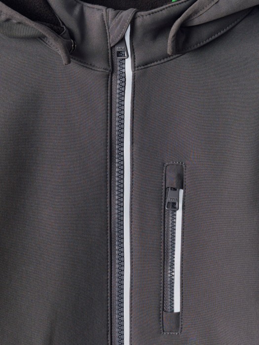 комбинезон из softshell на флисе для мальчиков универсального стиля с лицевой стороны