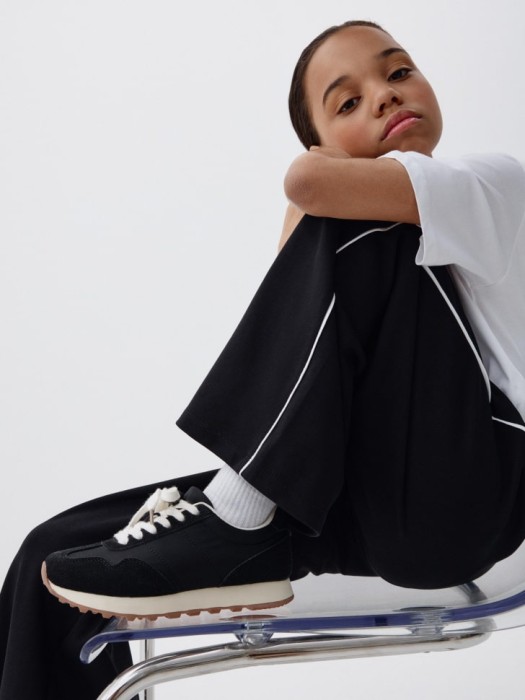 комбинированные кеды для девочек 4680798393377 фотография