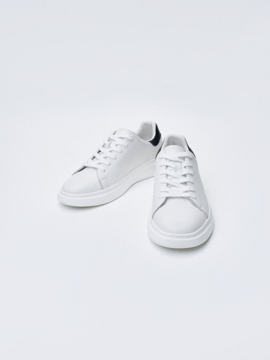 комбинированные кеды из натуральной кожи универсального стиля с лицевой стороны