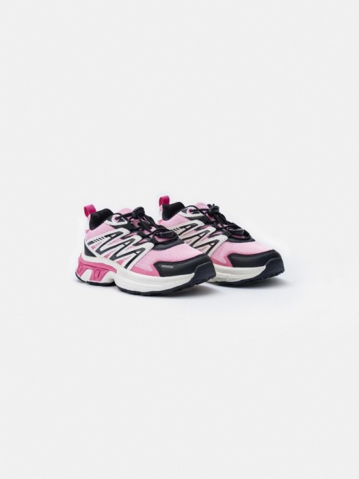 комбинированные кроссовки для девочек из кожи спереди