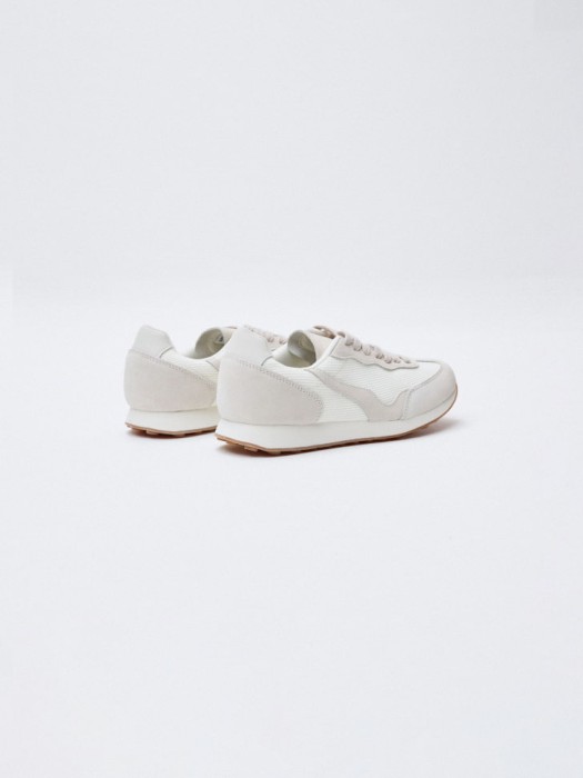 комбинированные кроссовки из натуральной замши из замши спереди