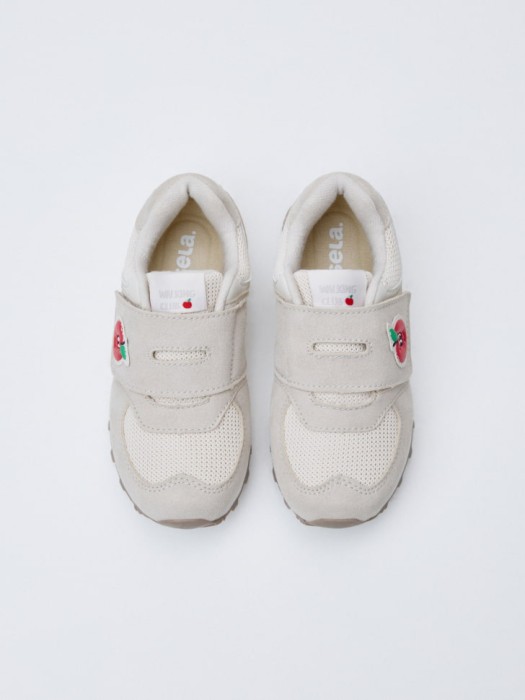 комбинированные кроссовки на липучке детские от бренда sela вид слева