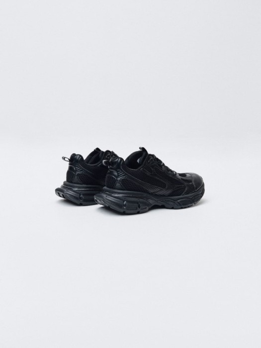 комбинированные кроссовки из кожи спереди