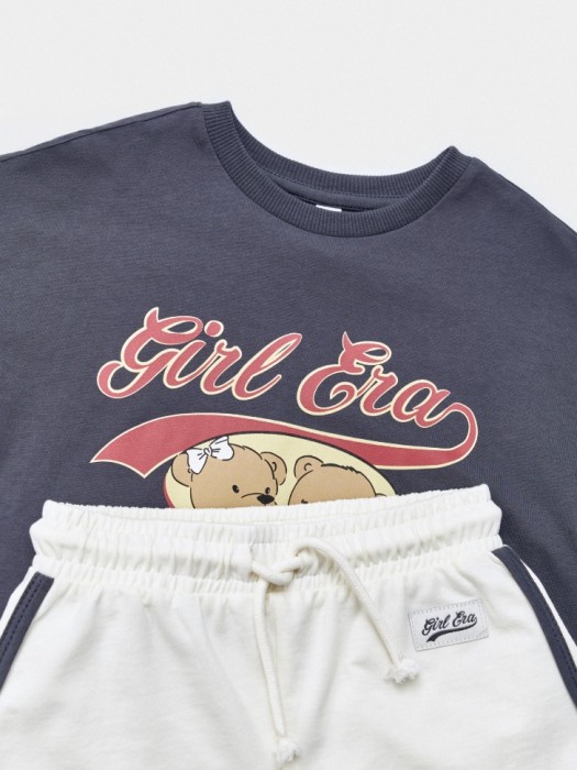 комплект из футболки и шорт для девочек по цене 1499 руб вид справа