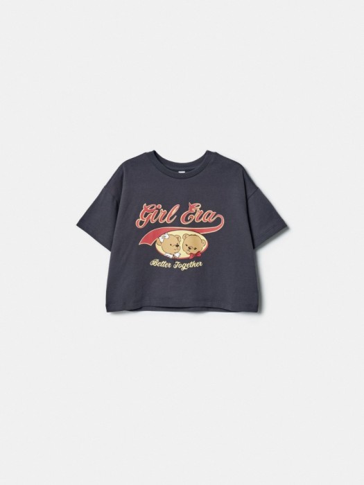 комплект из футболки и шорт для девочек из россии вид сбоку