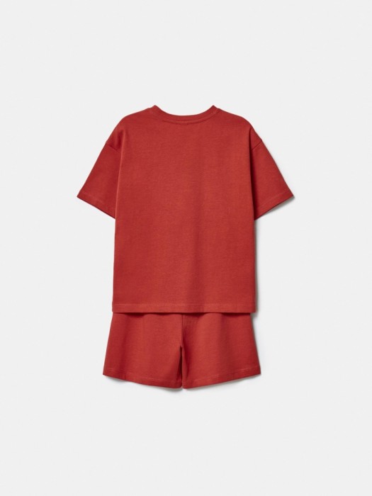 комплект из футболки и шорт для мальчиков по цене 1299 руб вид справа