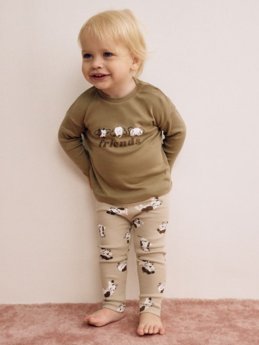комплект из лонгслива и брюк для малышей 4680798135021 фотография