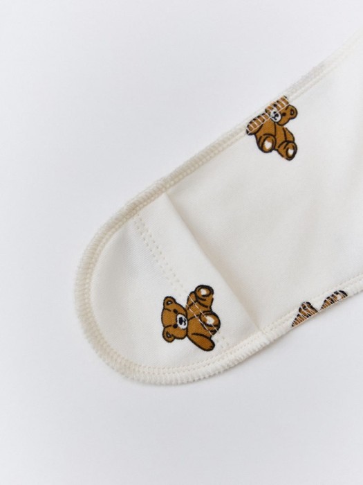 комплект из шапки, боди и ползунков для малышей от 1 до 3 лет с изнаночной стороны