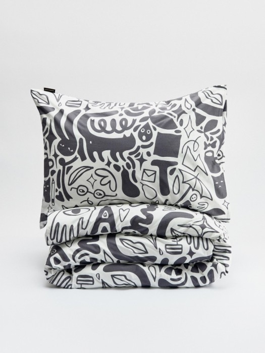 комплект постельного белья без простыни 1,5 спальный 140х200 см 4680798788036 фотография