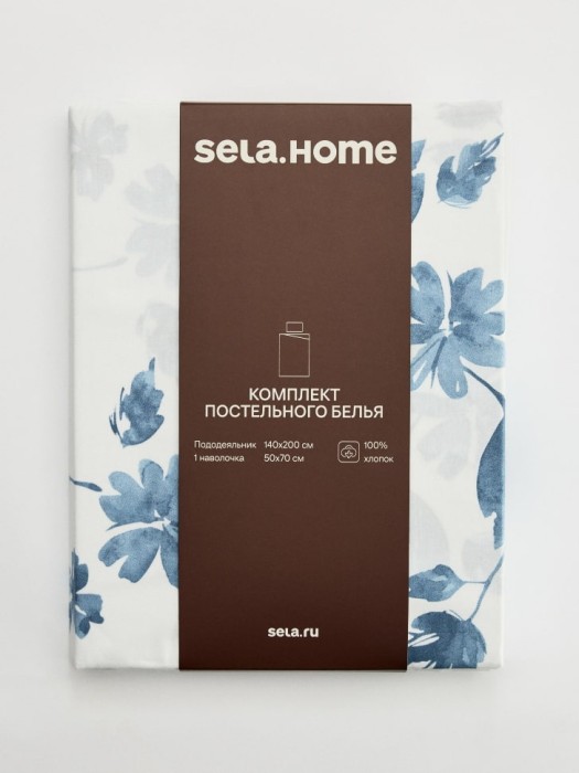 комплект постельного белья без простыни 1,5 спальный 140х200 см универсального стиля с лицевой стороны