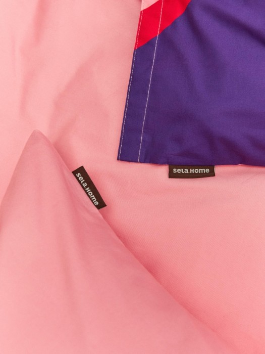 комплект постельного белья без простыни 2-х спальный 200х220 см из россии вид сбоку