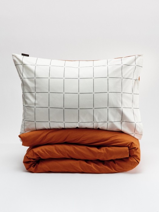 комплект постельного белья без простыни 2-х спальный 200х220 см от бренда sela вид слева