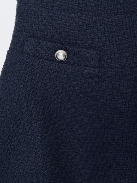 короткая твидовая юбка для девочек по цене 1799 руб вид справа