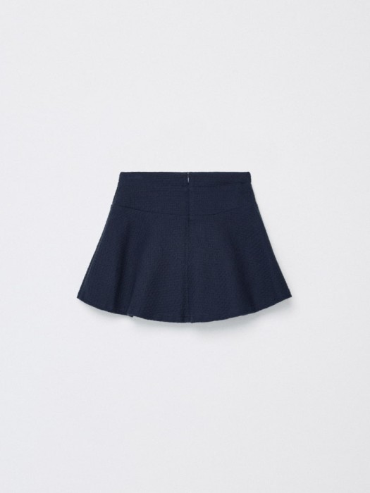 короткая твидовая юбка для девочек из россии вид сбоку