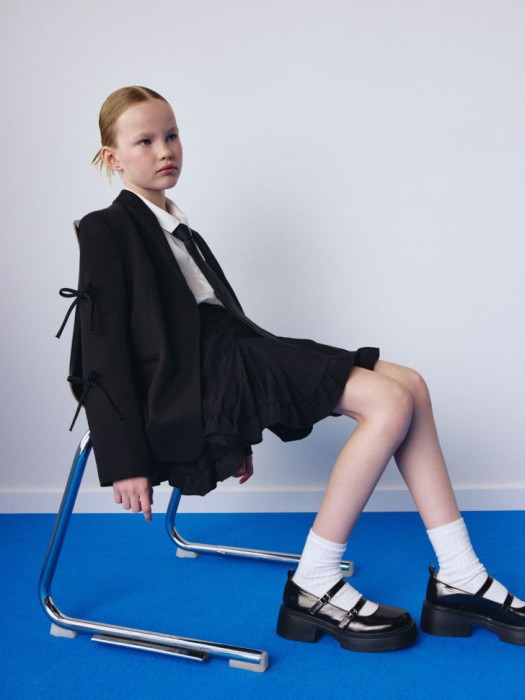 короткая юбка с драпировкой для девочек 4680798637068 фотография