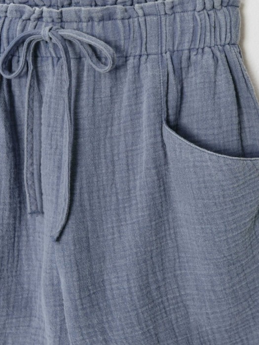 короткие шорты из муслина для девочек по цене 599 руб вид справа