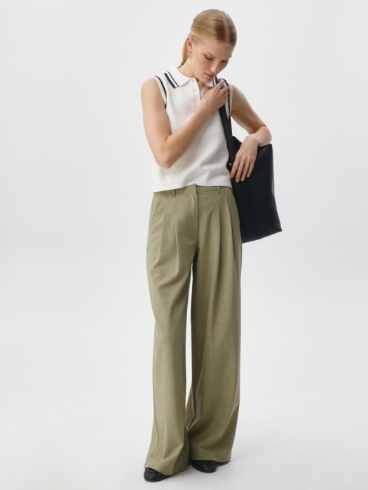 костюмные широкие брюки от бренда sela вид слева