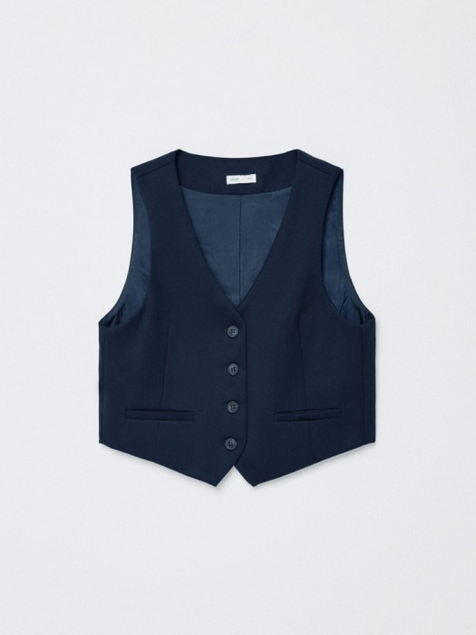 костюмный жилет для девочек по цене 999 руб вид справа