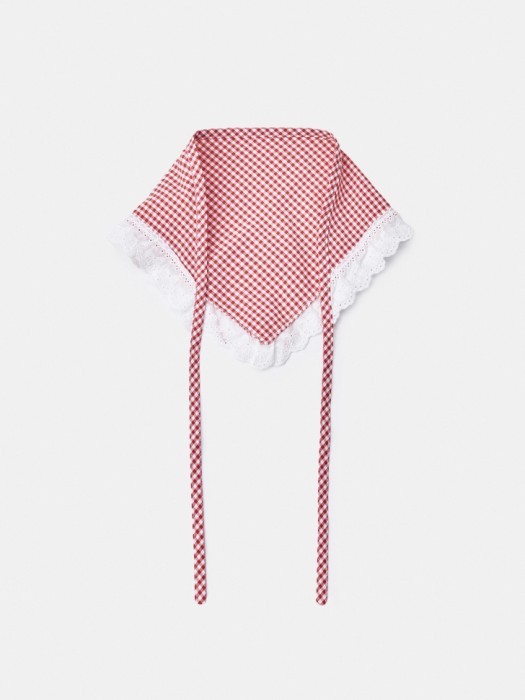 косынка в клетку для девочек по цене 699 руб вид справа