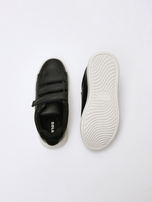 кожаные кеды на липучках детские из россии вид сбоку