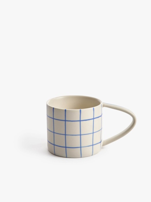 кружка из каменной керамики в полоску 4610517700025 фотография