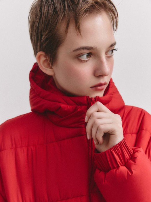 куртка c капюшоном из линейки  young из синтепона спереди