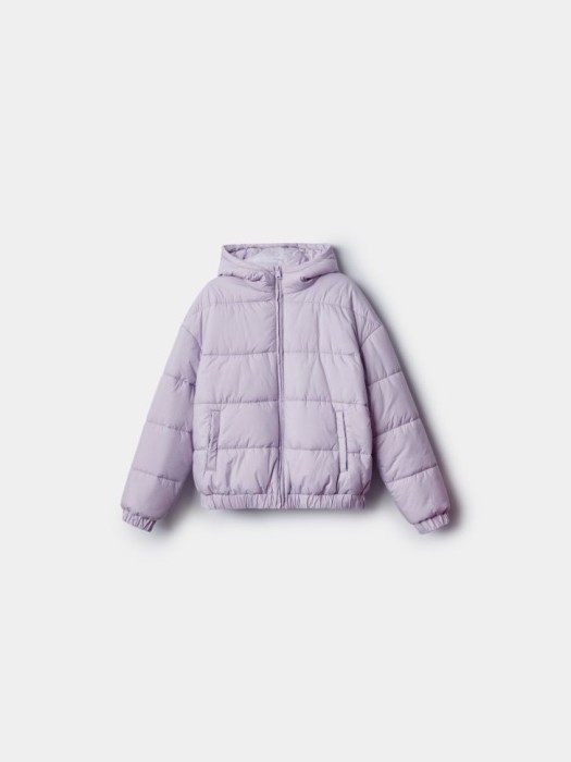 куртка c капюшоном из линейки  young из синтепона спереди