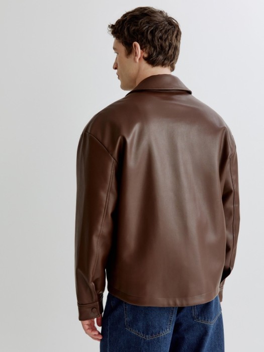 куртка из экокожи по цене 6599 руб вид справа