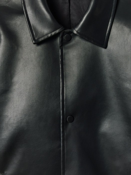 куртка из экокожи из кожи спереди