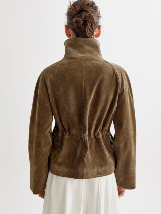 куртка из натуральной замши премиум качества по цене 27999 руб вид справа