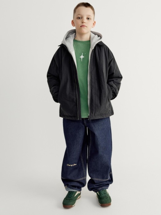 куртка с отложным воротником для мальчиков от бренда sela вид слева