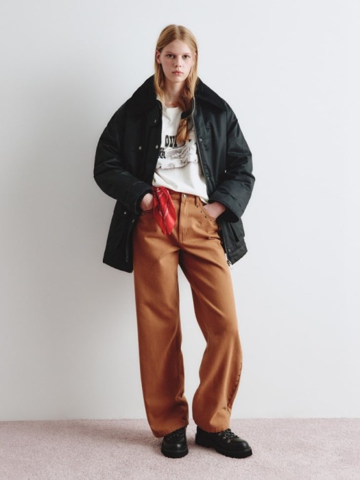 куртка с отложным воротником из линейки  young от бренда sela вид слева