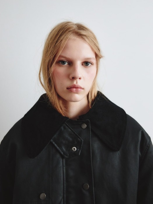 куртка с отложным воротником из линейки  young из россии вид сбоку