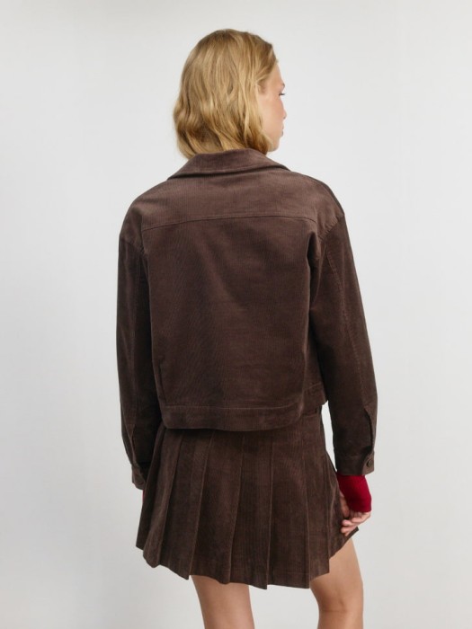 куртка вельветовая из линейки  young из вельвета спереди