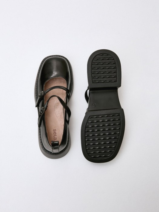 лакированные туфли из натуральной кожи для девочек из россии вид сбоку