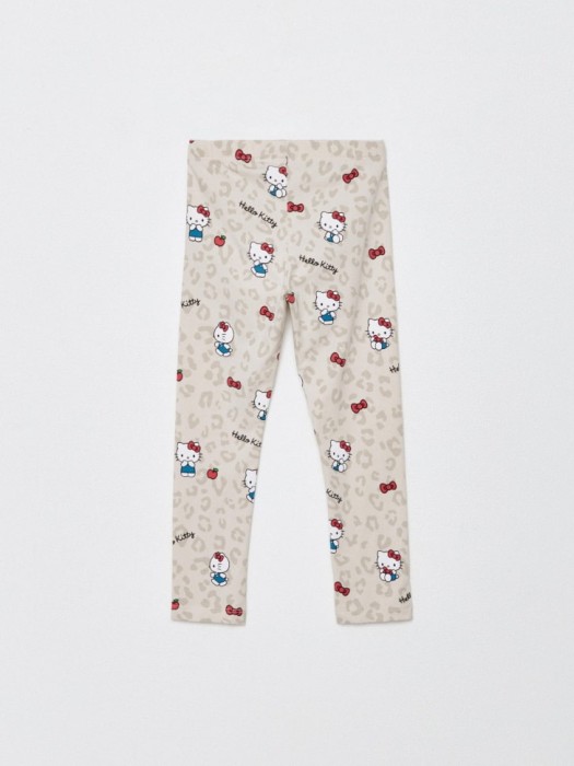леггинсы с принтом hello kitty для девочек по цене 599 руб вид справа