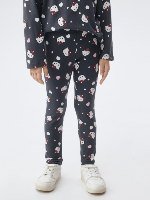 леггинсы с принтом hello kitty для девочек 4680798542768 фотография