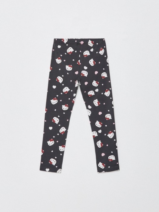леггинсы с принтом hello kitty для девочек по цене 599 руб вид справа