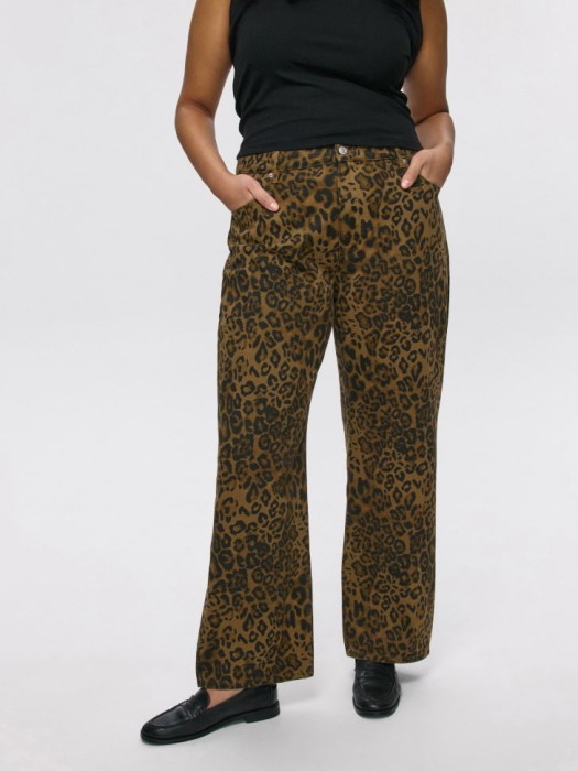 леопардовые джинсы straight fit 4680704549812 фотография