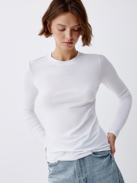 лонгслив из смесового тенселя 4680798648514 фотография