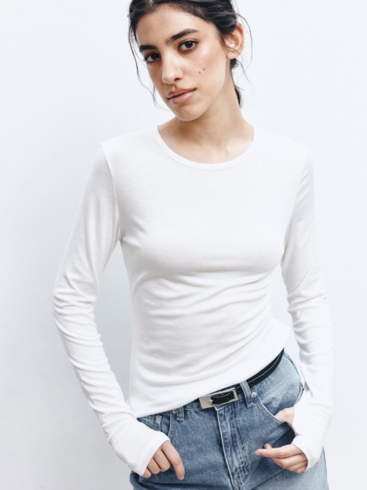 лонгслив из тенселя и шерсти премиум качества 4610517702104 фотография