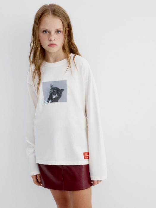 лонгслив оверсайз для девочек из коллекции  x мосфильм 4610517010421 фотография