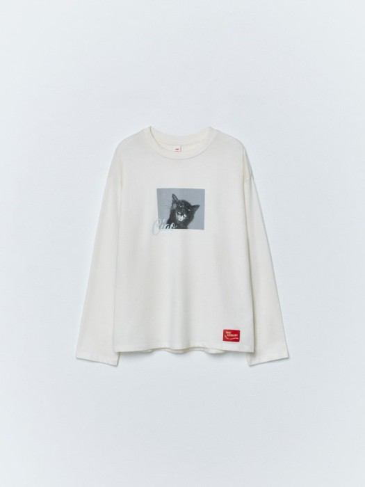 лонгслив оверсайз для девочек из коллекции  x мосфильм по цене 1499 руб вид справа