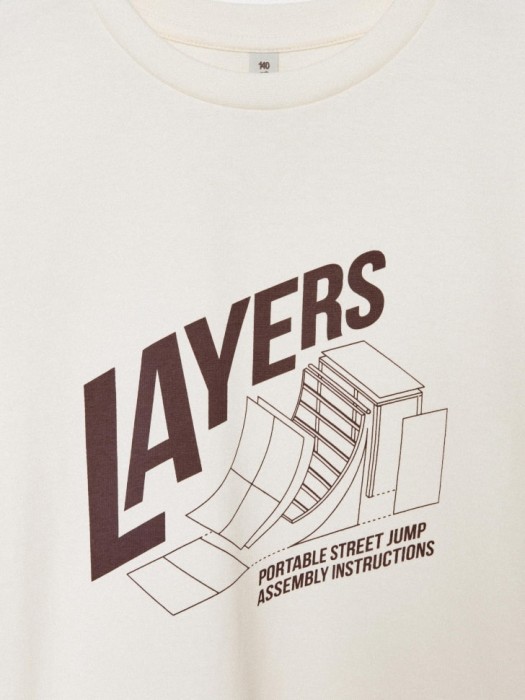 лонгслив оверсайз с принтом для мальчиков универсального стиля с лицевой стороны