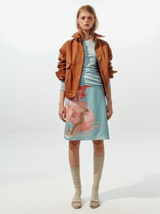 лонгслив приталенный из линейки  young от бренда sela вид слева