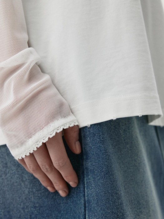 лонгслив с двойным рукавом по цене 1299 руб вид справа